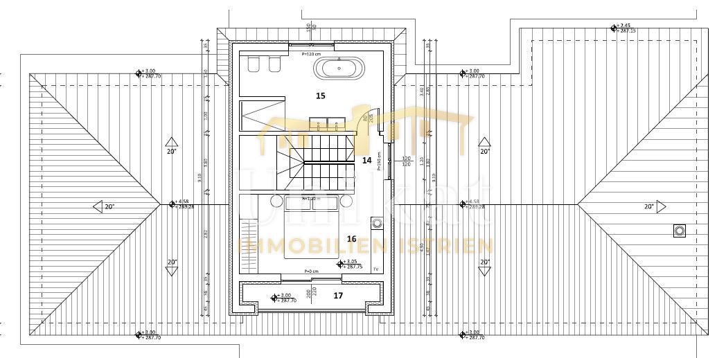 Vila z dvema stanovanjski enotama - pogled na morje